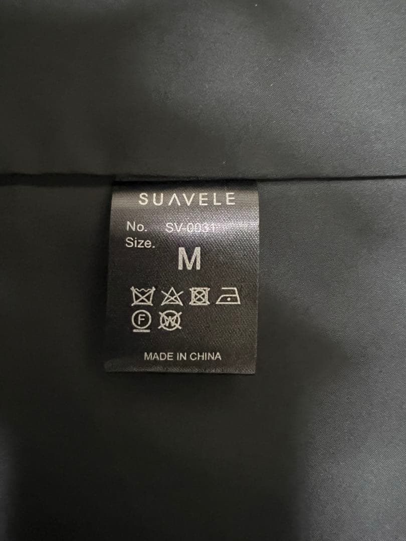 SUAVELE セットアップ　メンズ　ブラック