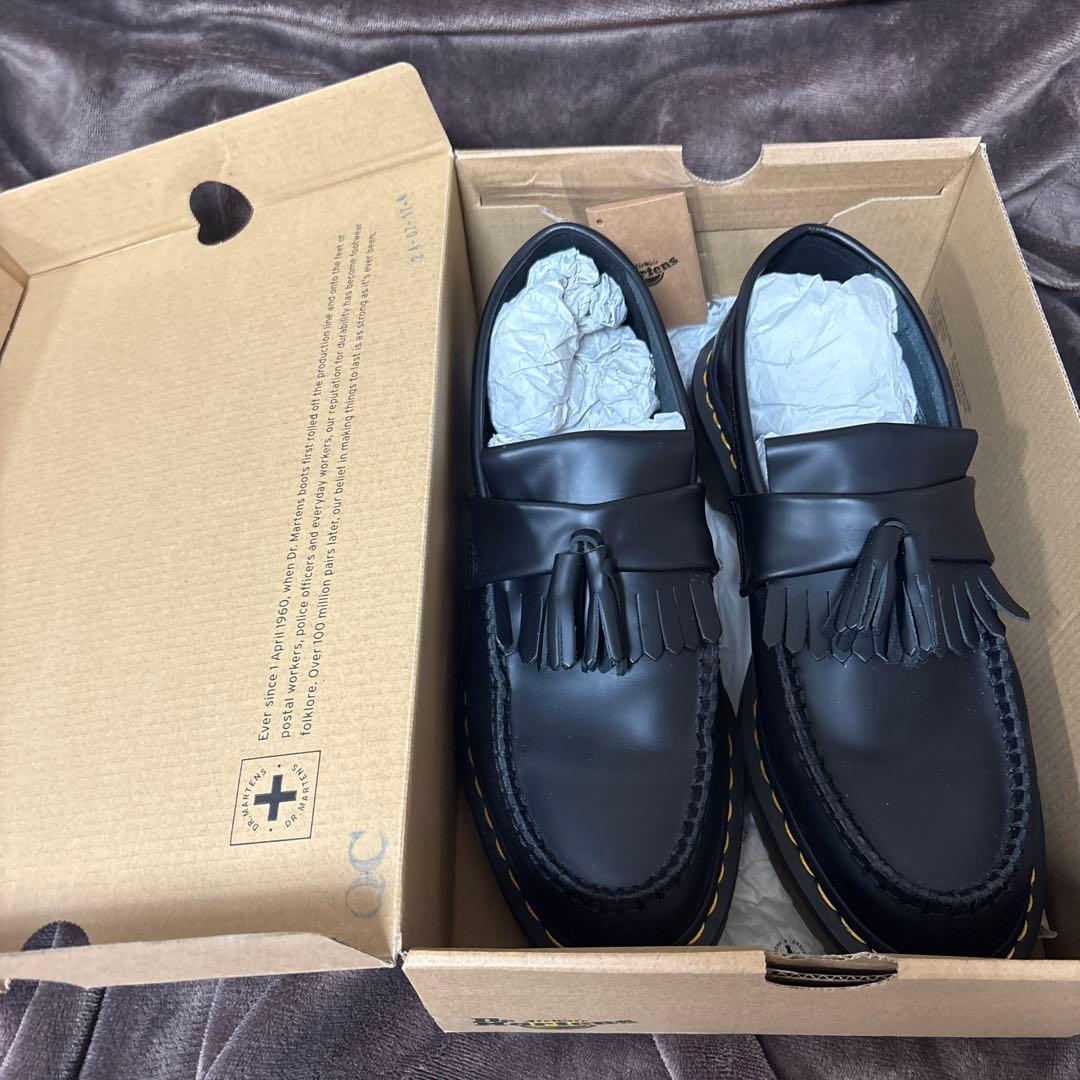 Dr. Martens ブラック タッセルローファーローファー