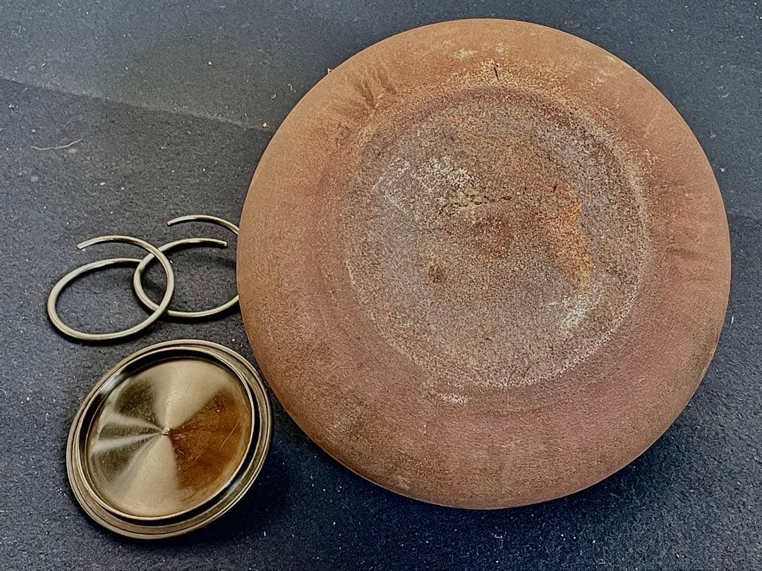 割引‼️「祖」 菊割釜 釜師 敬典 炉釜 共箱 茶道具 （1029B1）