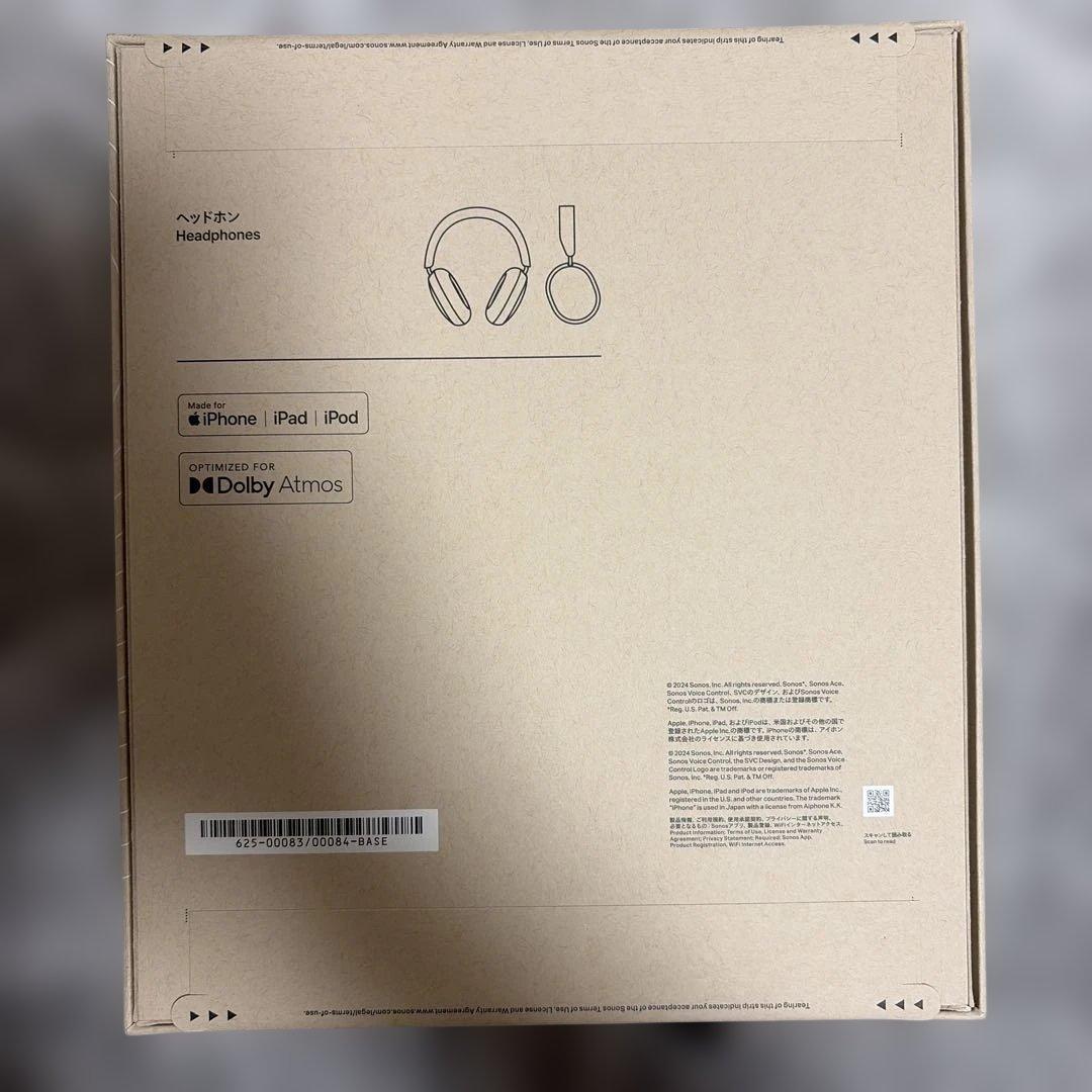 や*と様 【新品未開封】Sonos Ace ワイヤレスヘッドホン ブラック