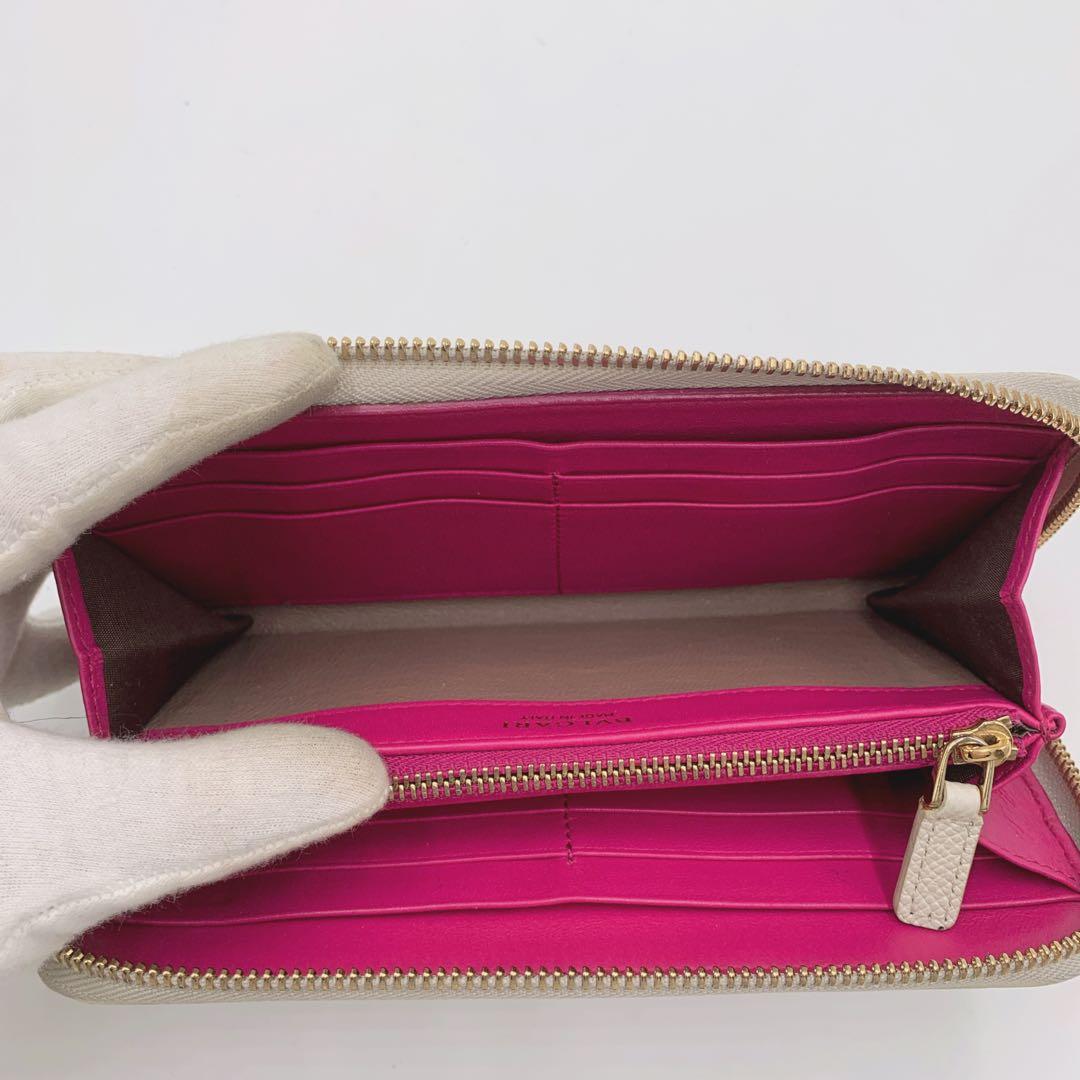 【美品✨】BVLGARI 長財布 ラウンドファスナ ロゴリング