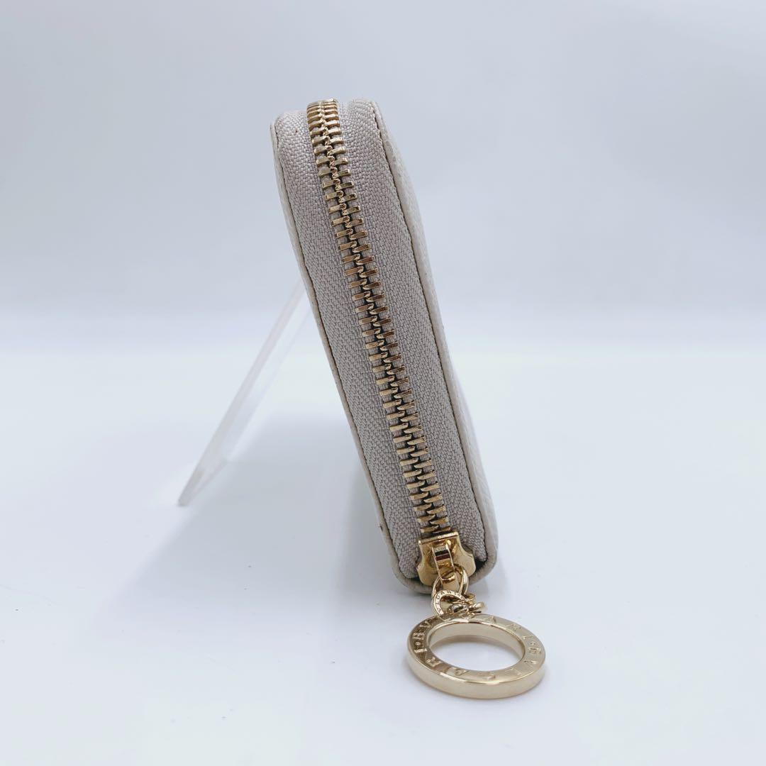 【美品✨】BVLGARI 長財布 ラウンドファスナ ロゴリング
