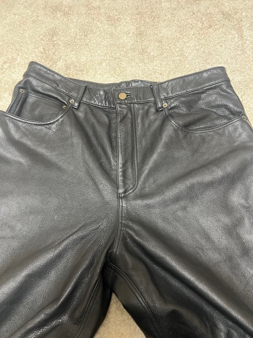 希少‼︎ Pelle Cyma ペレシーマ 本革 レザーパンツ ストリート 36