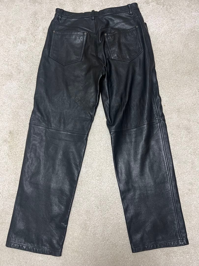 希少‼︎ Pelle Cyma ペレシーマ 本革 レザーパンツ ストリート 36