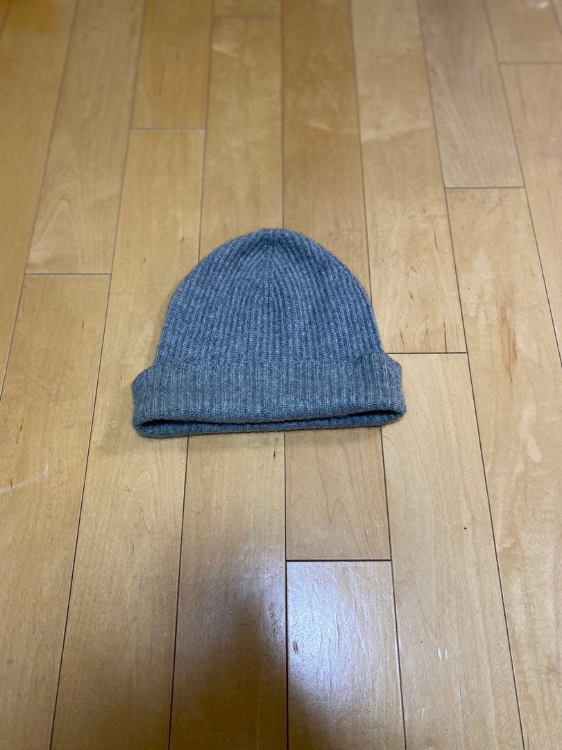 Johnstons スコットランド　ユニセックス　ニット帽 カシミア100%