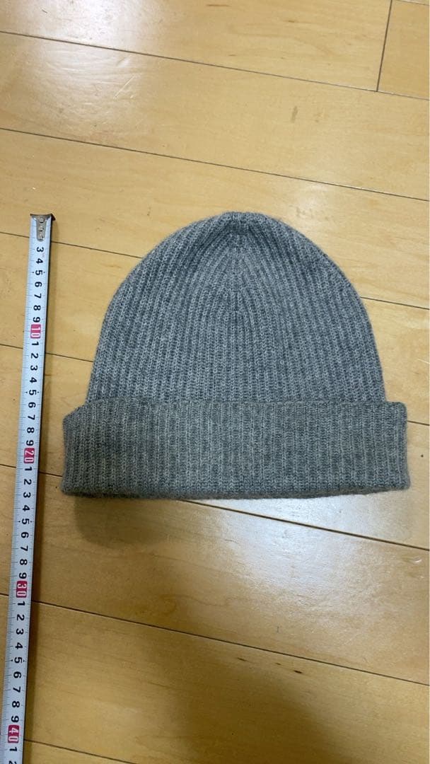 Johnstons スコットランド　ユニセックス　ニット帽 カシミア100%