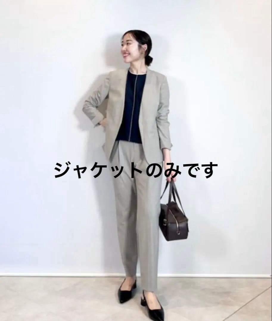 週末セール！green label relaxing ノーカラージャケット38M