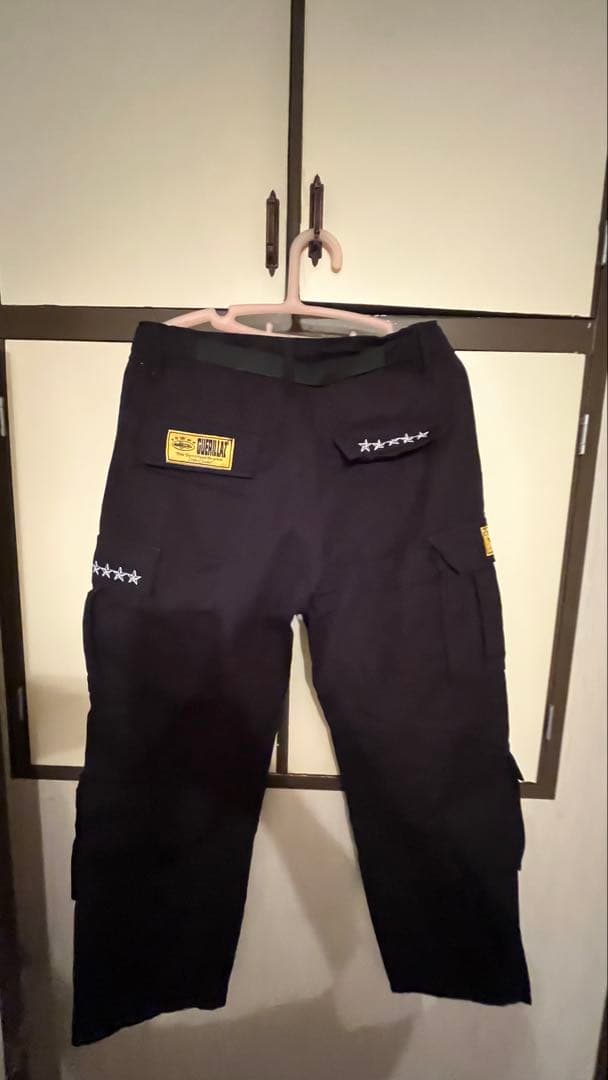 corteizブラック カーゴパンツ SMALLサイズ