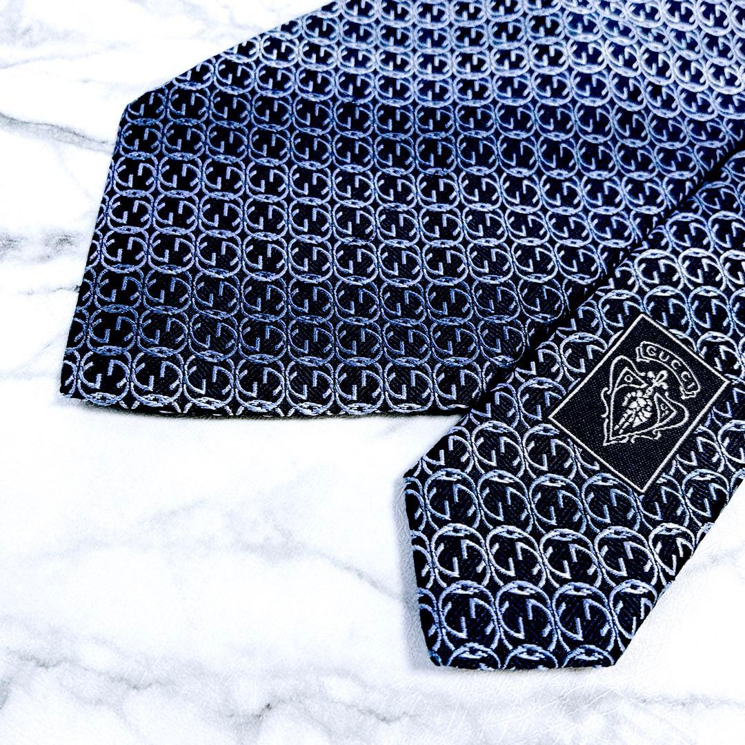 ✨未使用クラス✨唯一無二希少デザイン✨GUCCI グラデーションGG柄　ネクタイ