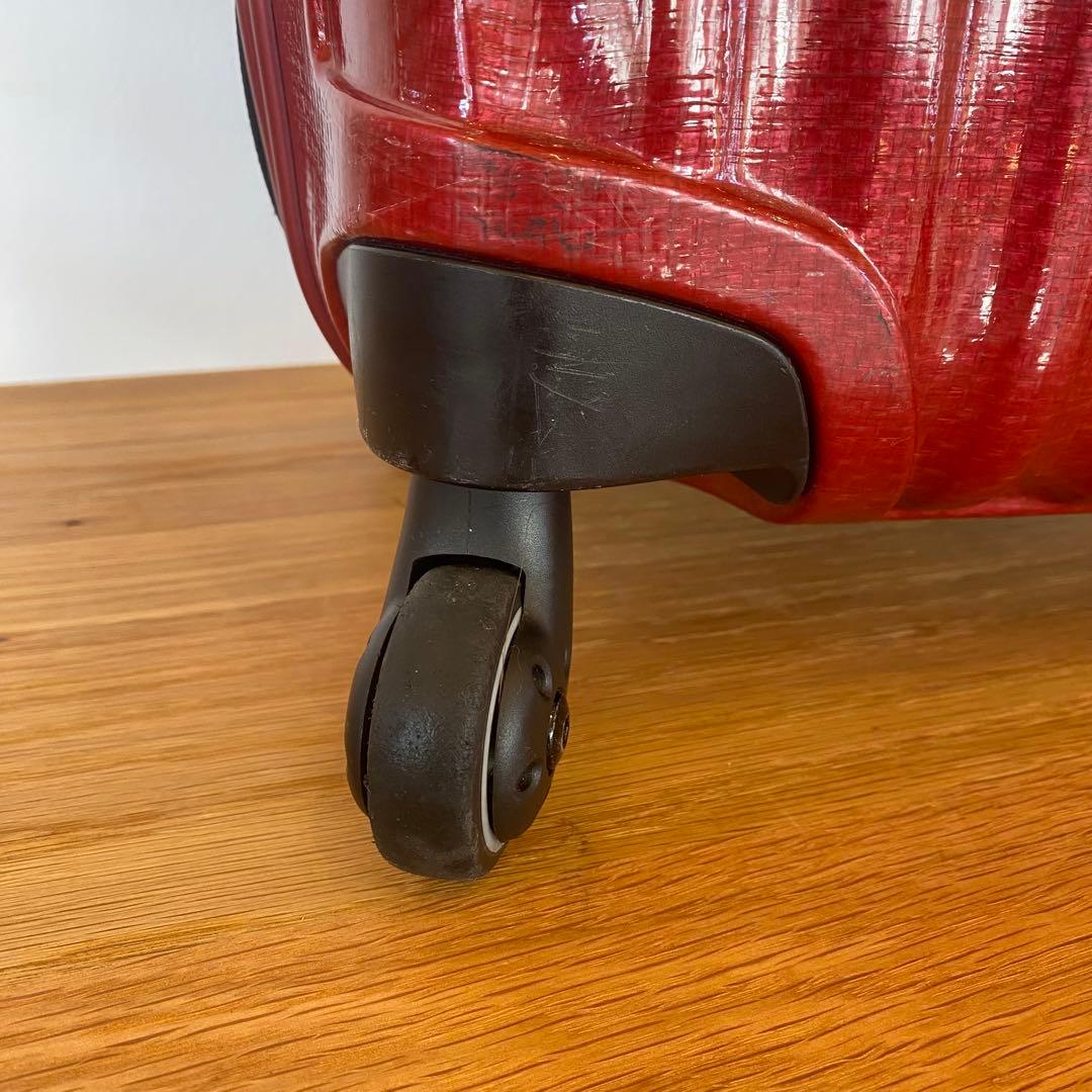 【超軽量】サムソナイト コスモライト スピナー55 チリレッド機内持ち込みサイズ