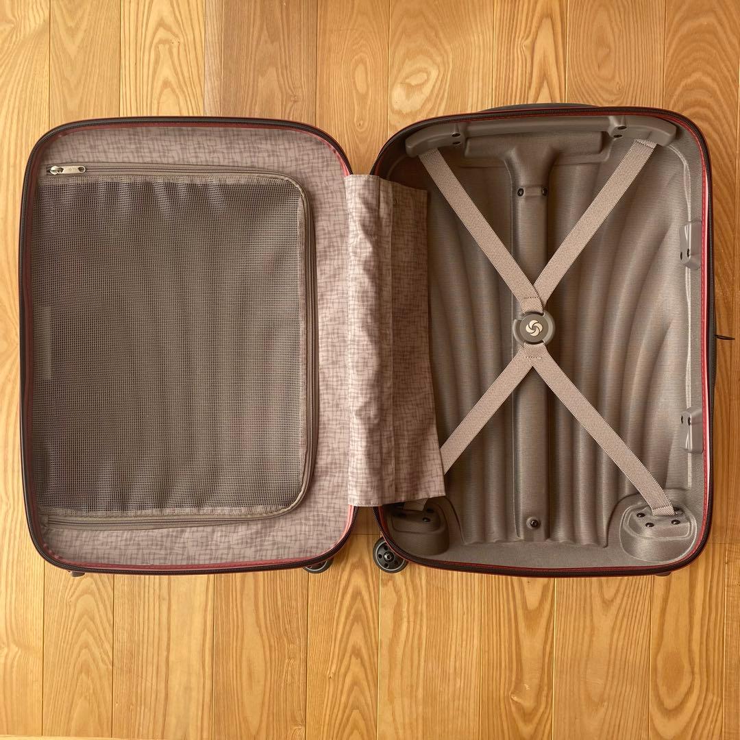 【超軽量】サムソナイト コスモライト スピナー55 チリレッド機内持ち込みサイズ