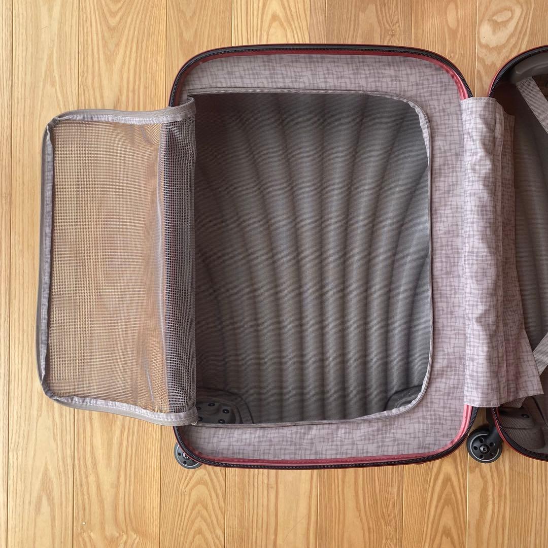 【超軽量】サムソナイト コスモライト スピナー55 チリレッド機内持ち込みサイズ