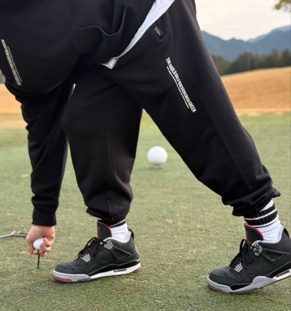 XL goold golf rockers スネークフーディー セットアップ 緑