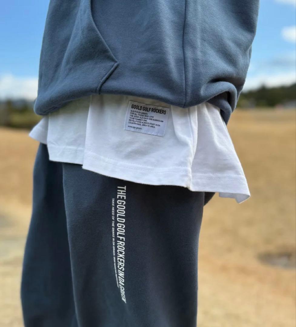 XL goold golf rockers スネークフーディー セットアップ 緑