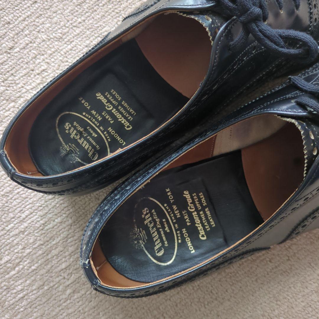 【MA2さん専用】Church's　チャーチ　バーウッド　95F　ウイングチップ