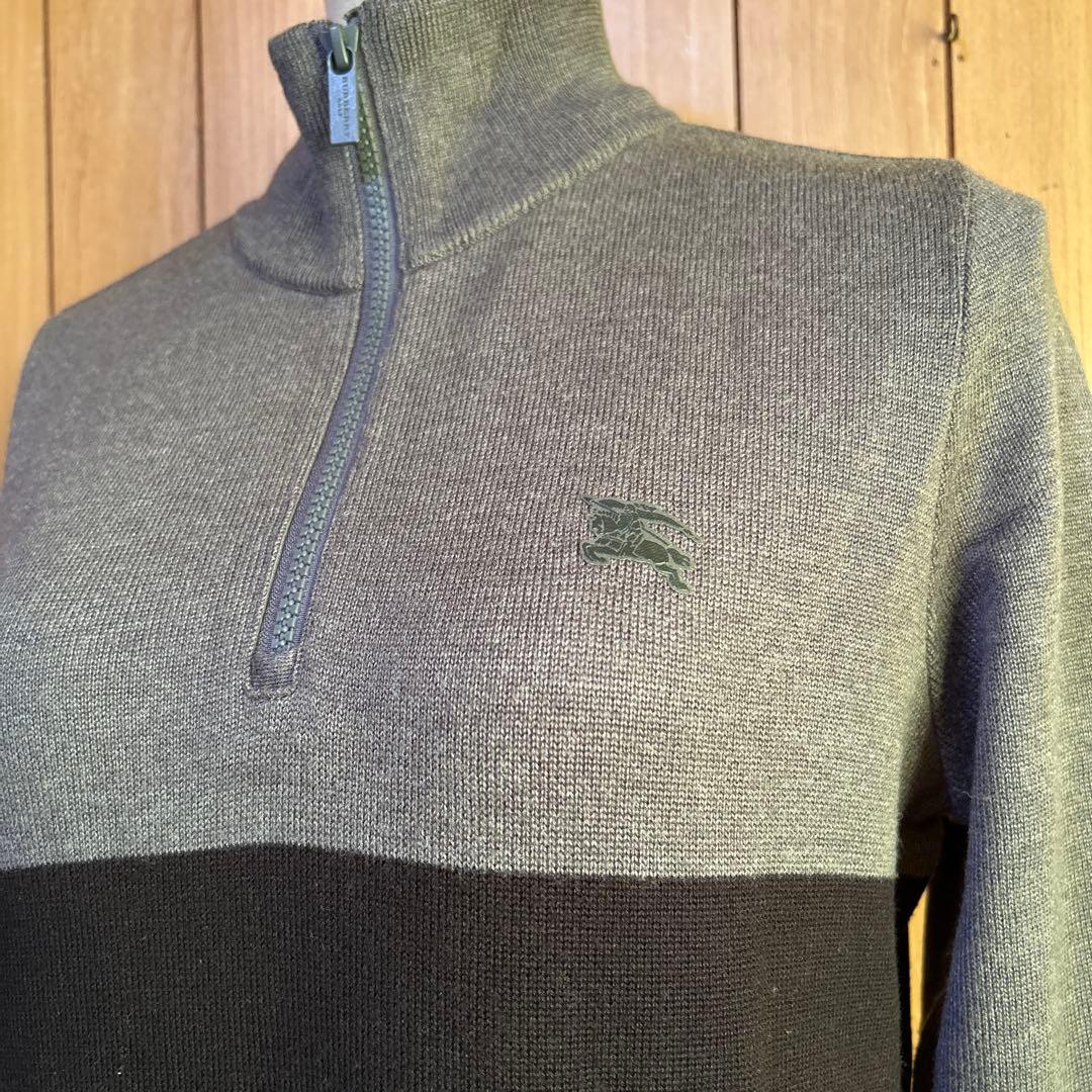 バーバリーゴルフ ハーフジップ ロングセーター　　M〜L