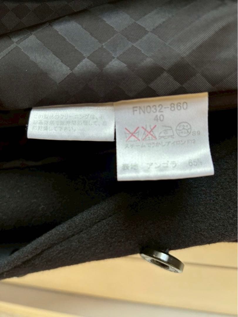 【レディース】BURBERRY LONDON ロングコート ブラック