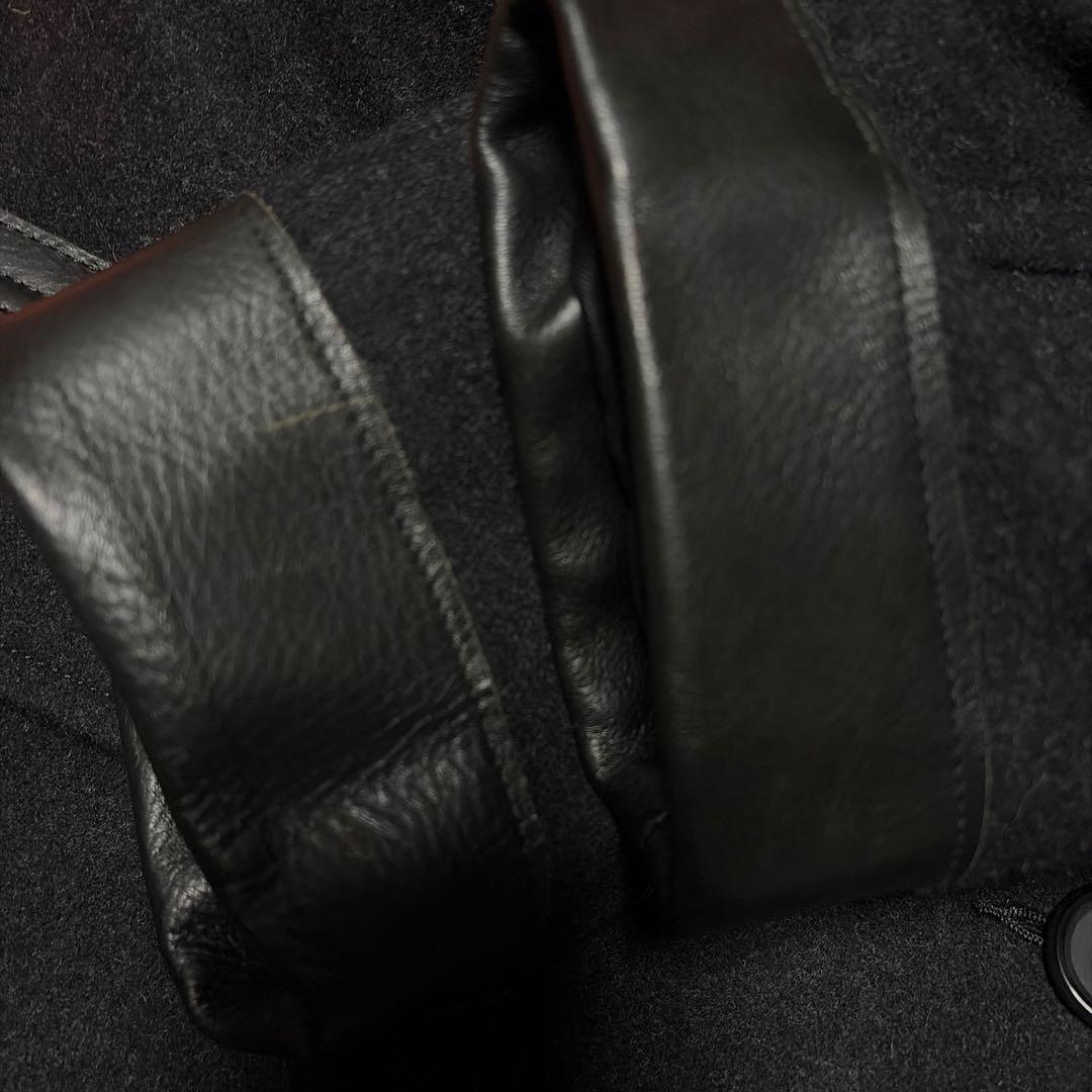 TROPHY CLOTHING マッキーノウールコート Size40 Black