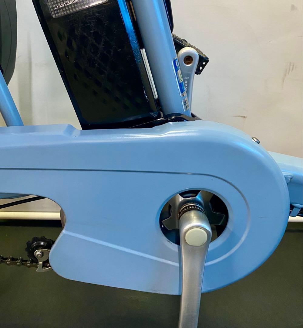 1年保証 送料無料　新型　パナソニック　ギュットミニ　水色　電動アシスト自転車