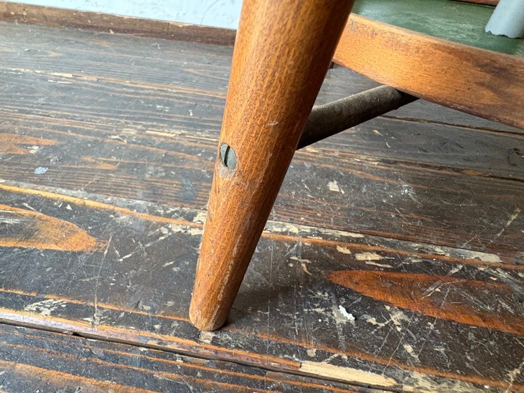 木製コートハンガー 傘立て付き レトロ アンティーク