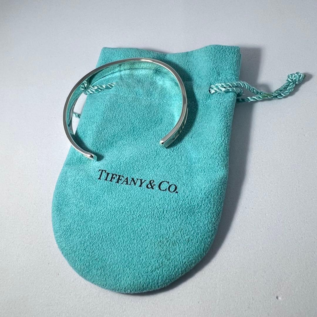 ティファニー　アトラスカフバングルブレスレット　Mサイズ　シルバー925