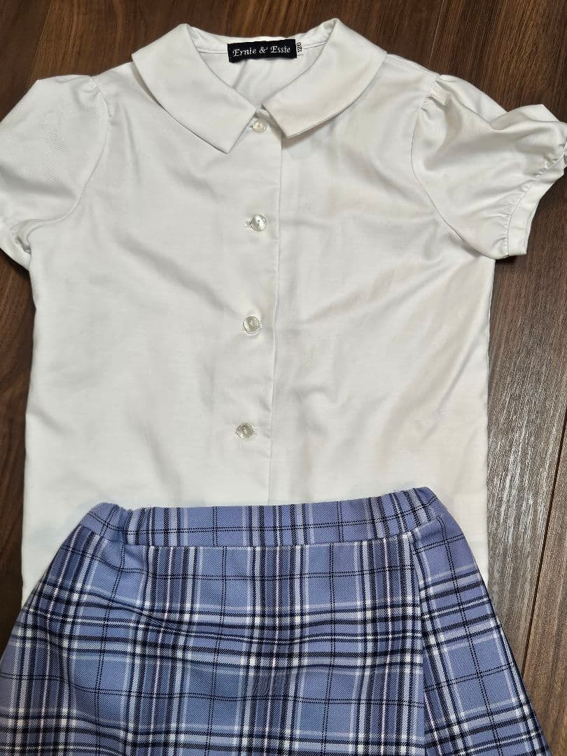 Ernie & Essie お受験用スカート＋ブラウスセット 120