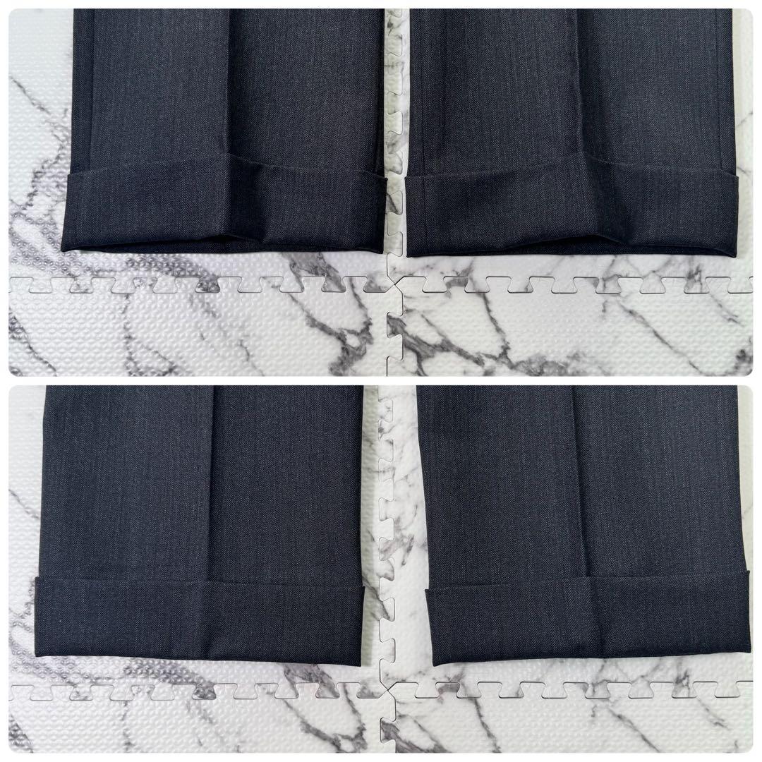 極美品◎ダブルアールエル　スーツ　セットアップ　ヘリンボーン　テーラリング