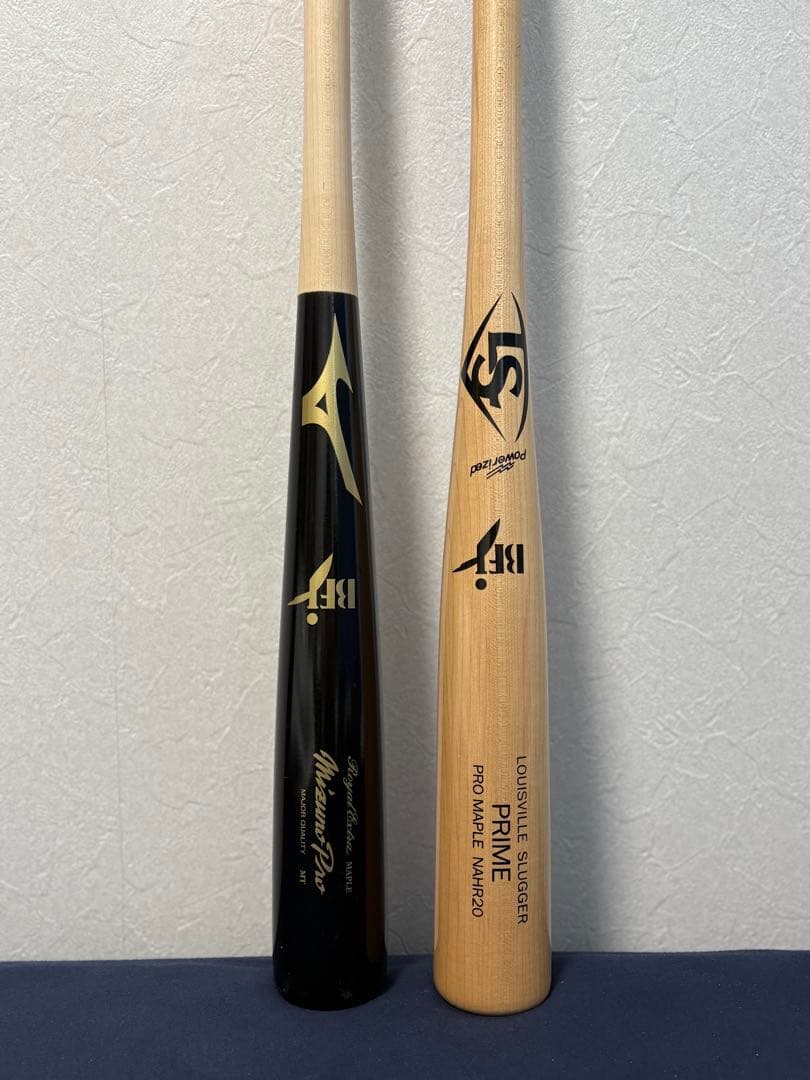 【美品】ミズノプロ ルイスビルスラッガー 硬式木製バット 2本セット