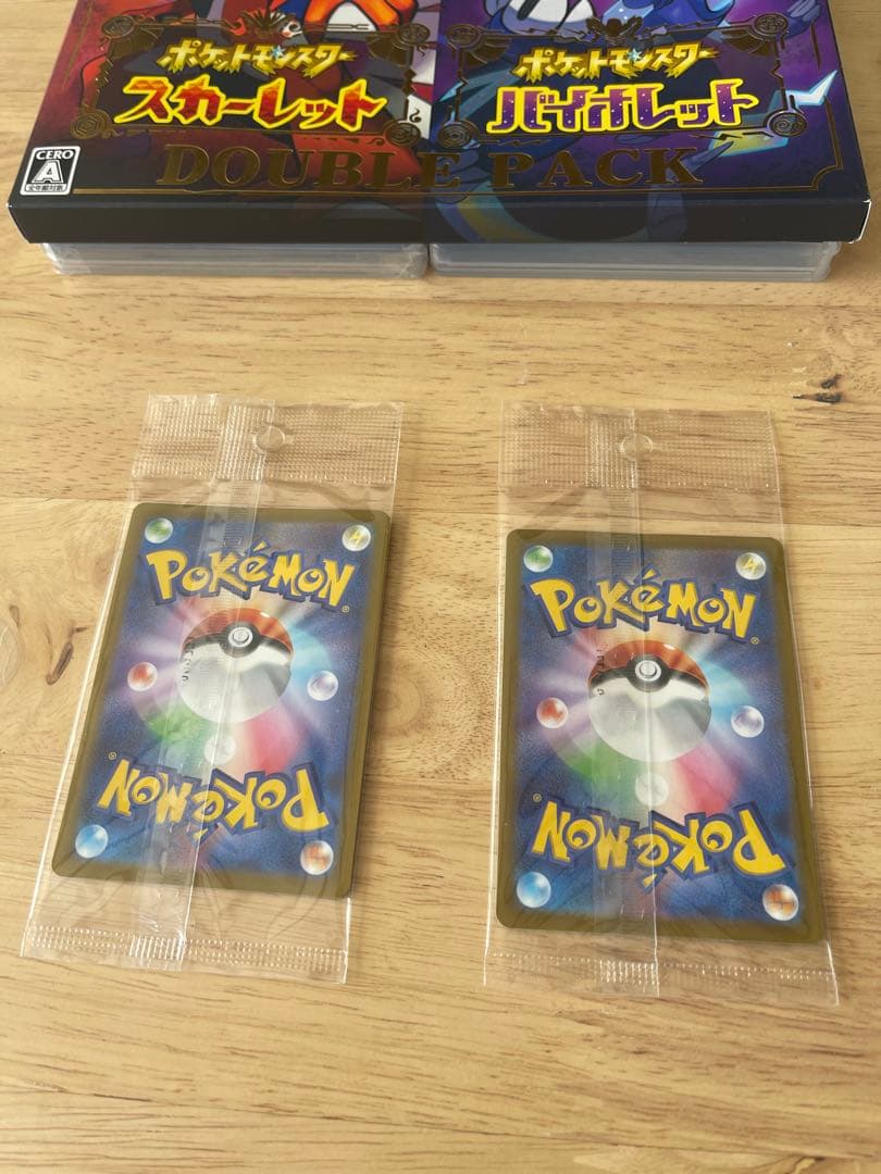 まとめ売り　ポケットモンスター スカーレット・バイオレット ダブルパック　ポケカ