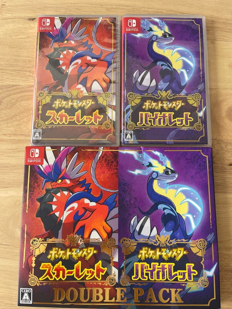 まとめ売り　ポケットモンスター スカーレット・バイオレット ダブルパック　ポケカ