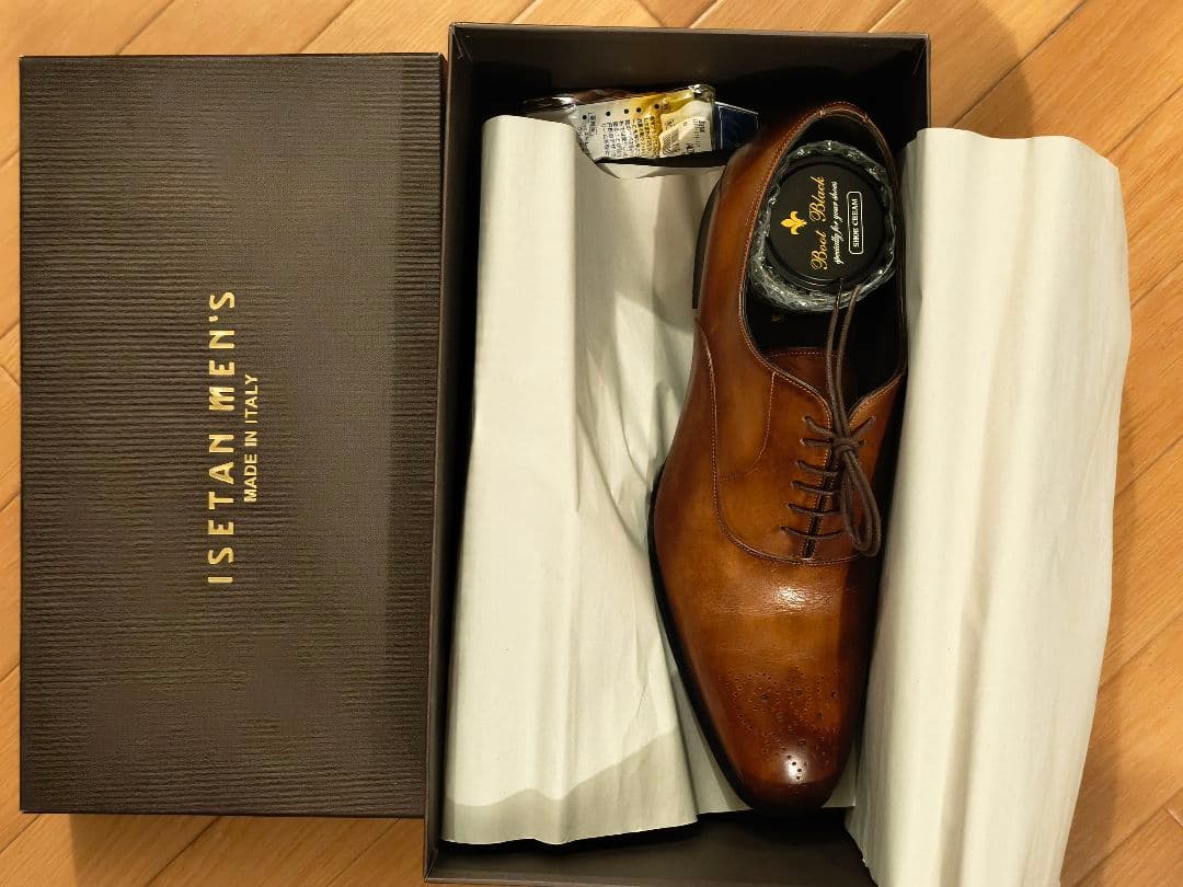 ISETAN MEN'S キャメル シューズ 42