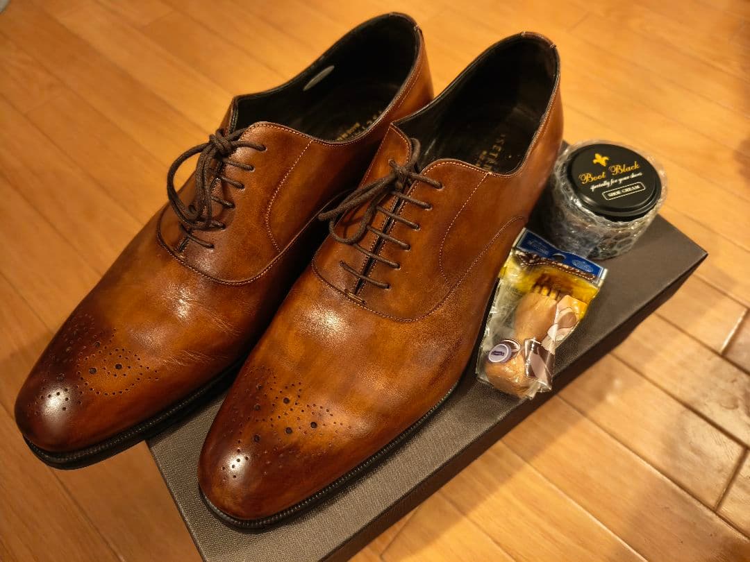 ISETAN MEN'S キャメル シューズ 42