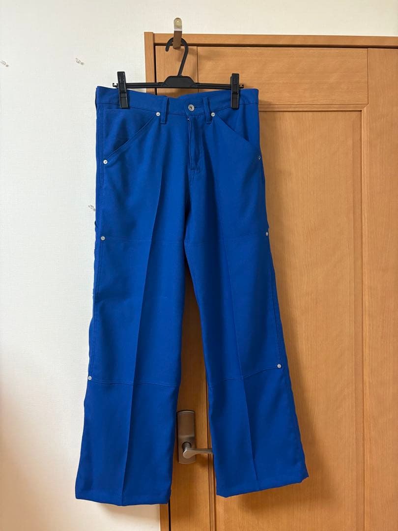 Dairiku 23ss Painter Pressed Pants ブルー