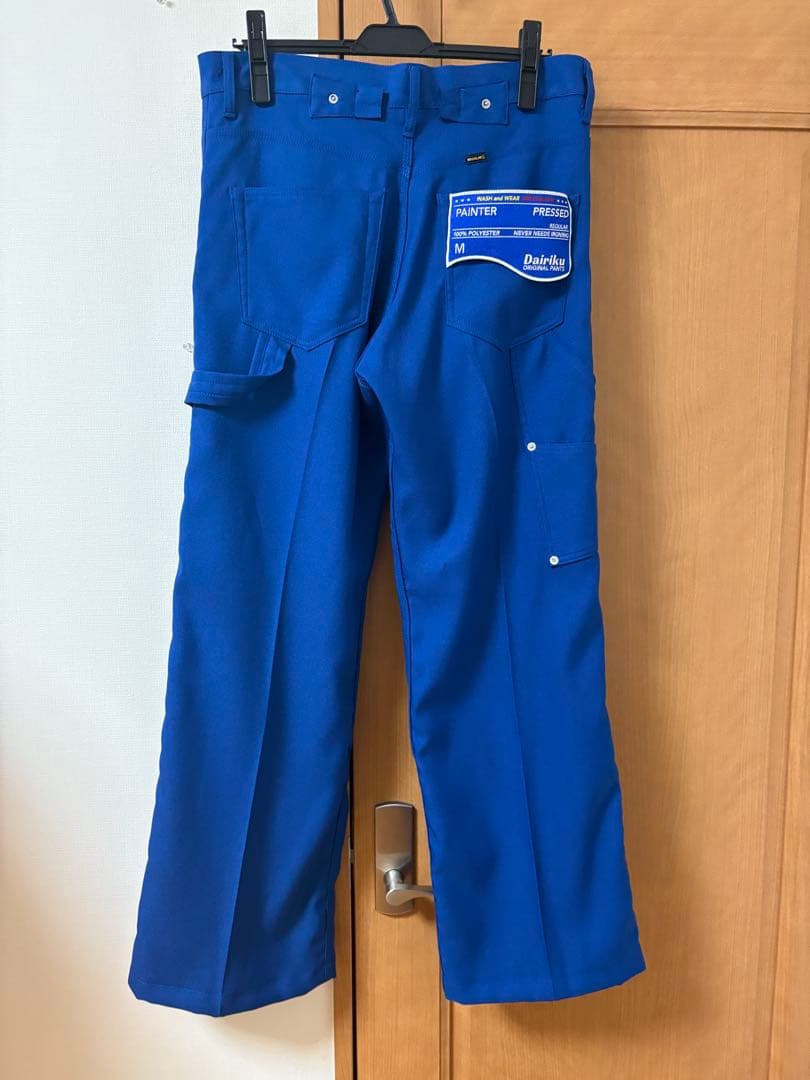 Dairiku 23ss Painter Pressed Pants ブルー