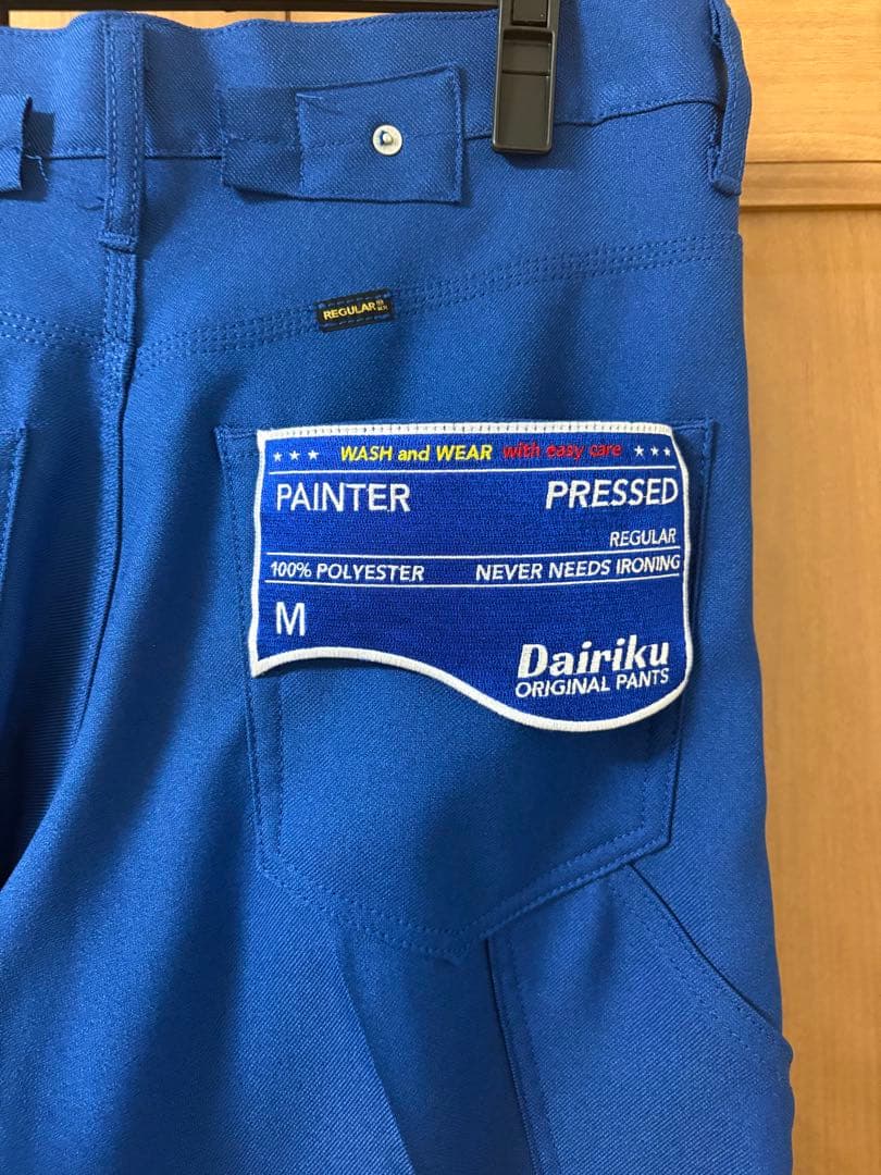 Dairiku 23ss Painter Pressed Pants ブルー