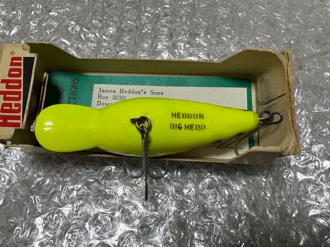 オールドヘドン　ビッグヘッド　CDF レアカラー　濃色 BIG HEDD　ルアー