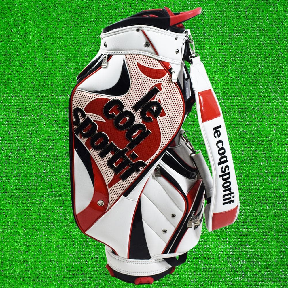 ルコックスポルティフ ゴルフ キャディバッグ９.０型 美品！