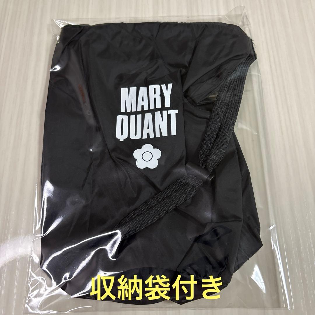 マリークワント　デイジー柄キルティングベスト☆ブラック☆