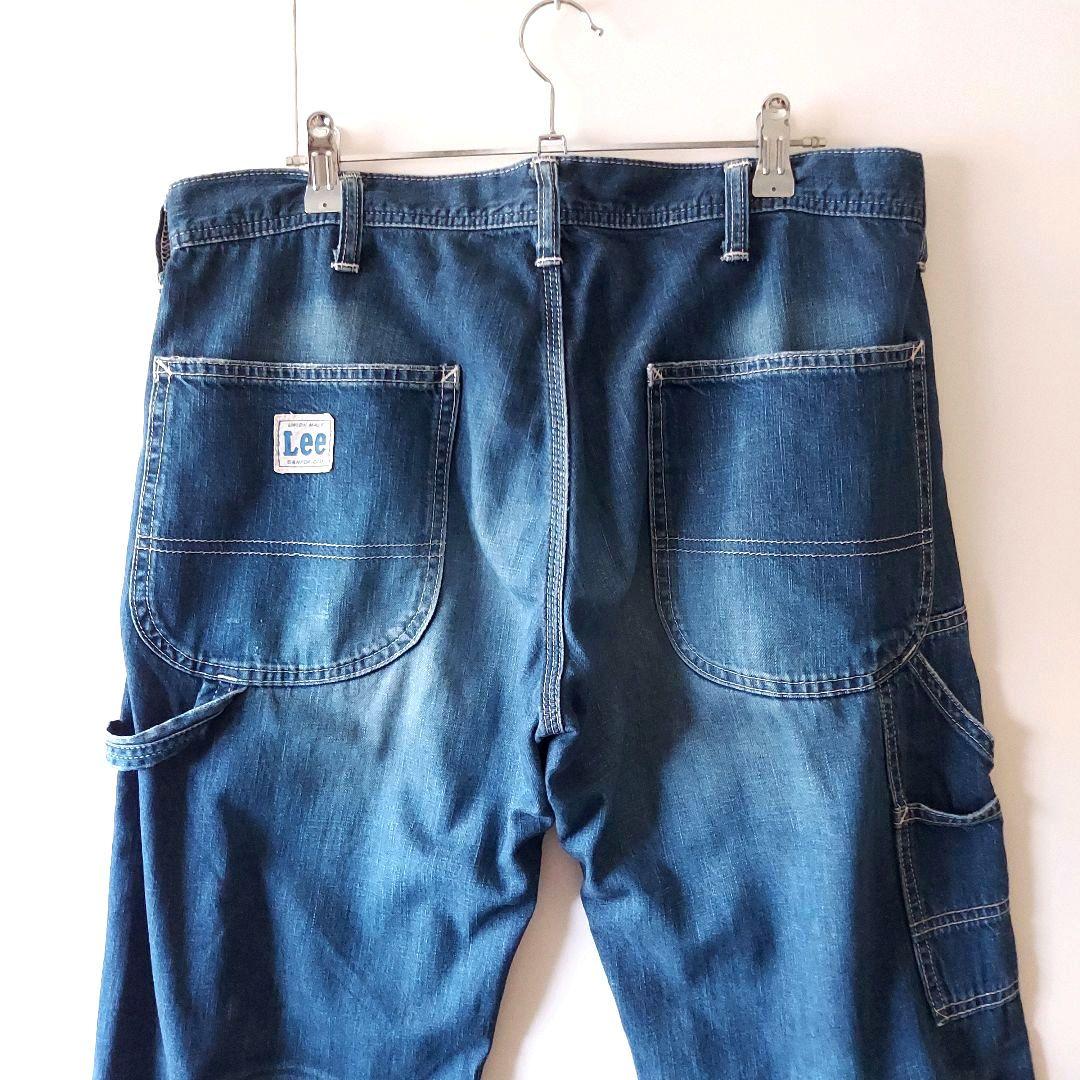 状態良好 日本製 Lee ライトオンスデニム ペインター L ネイビー