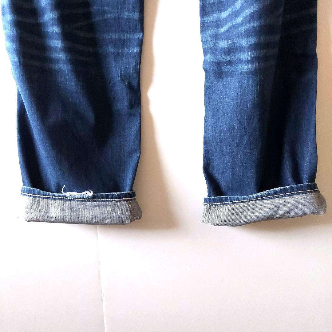 状態良好 日本製 Lee ライトオンスデニム ペインター L ネイビー