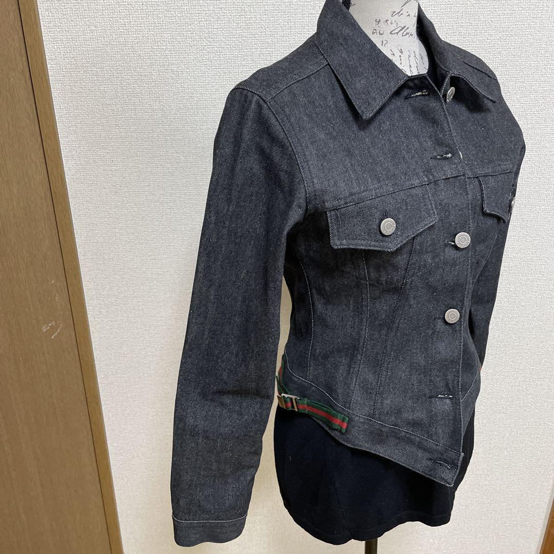 こうのとりGUCCI グッチ トムフォード期　デニムジャケット　ブラック