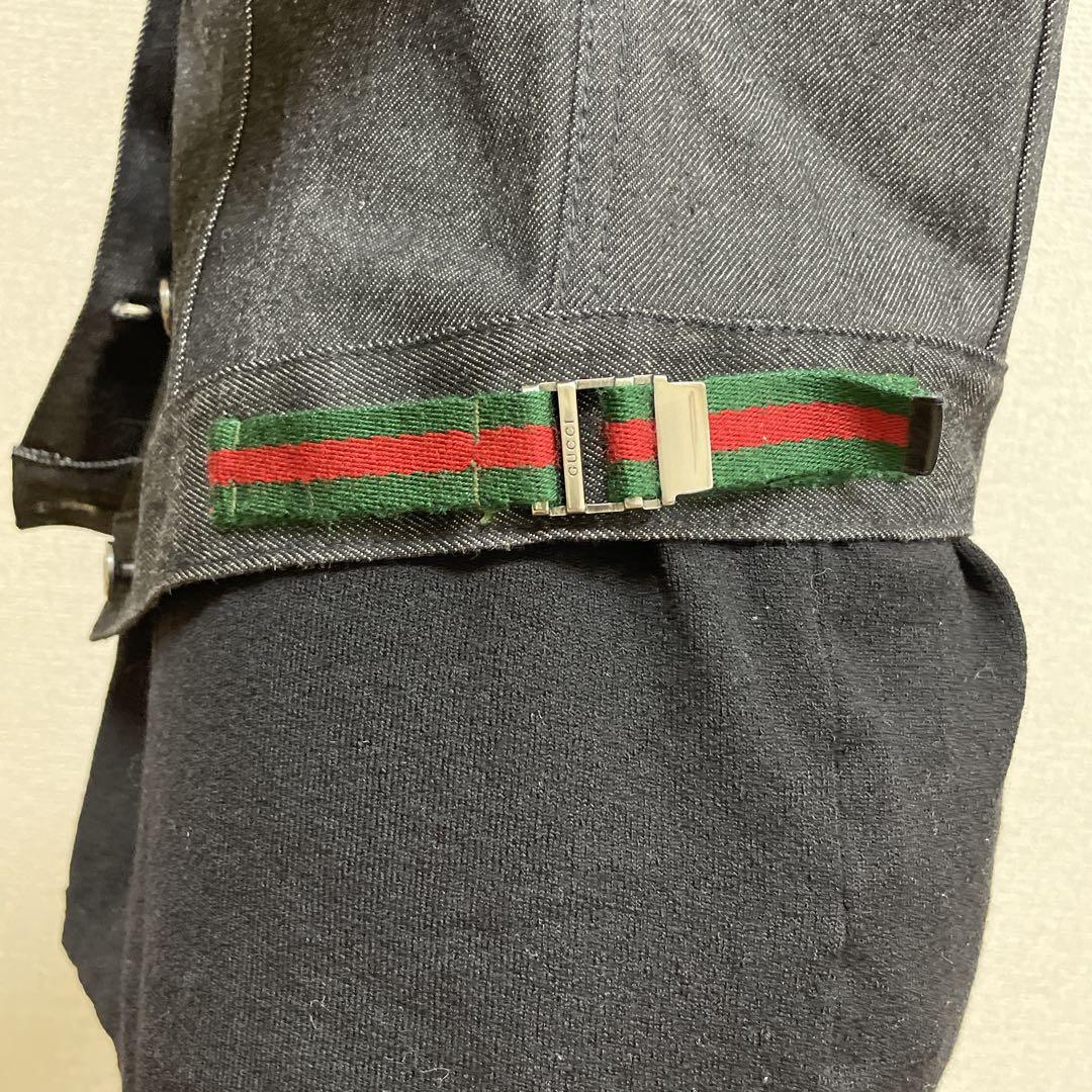 こうのとりGUCCI グッチ トムフォード期　デニムジャケット　ブラック