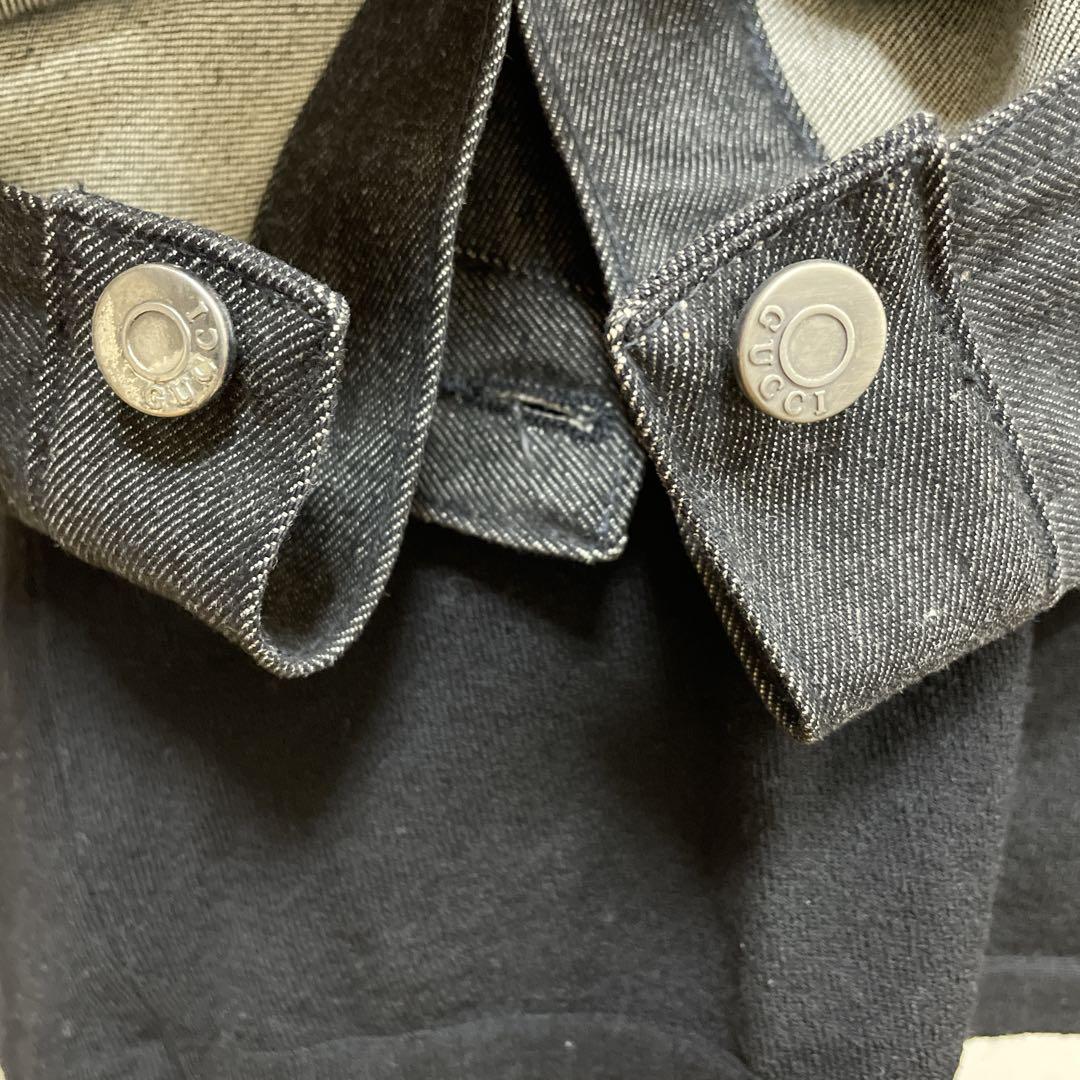 こうのとりGUCCI グッチ トムフォード期　デニムジャケット　ブラック