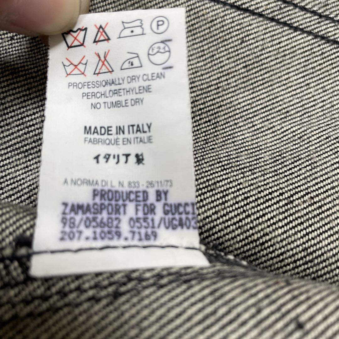 こうのとりGUCCI グッチ トムフォード期　デニムジャケット　ブラック