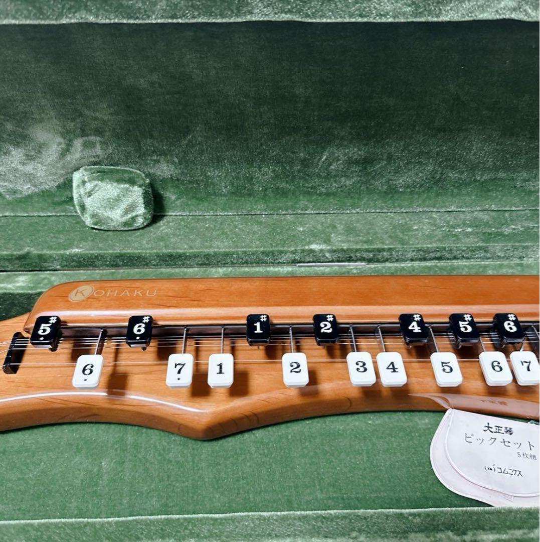 鈴木　大正琴こはくソプラノ　新品セミハードケース付き