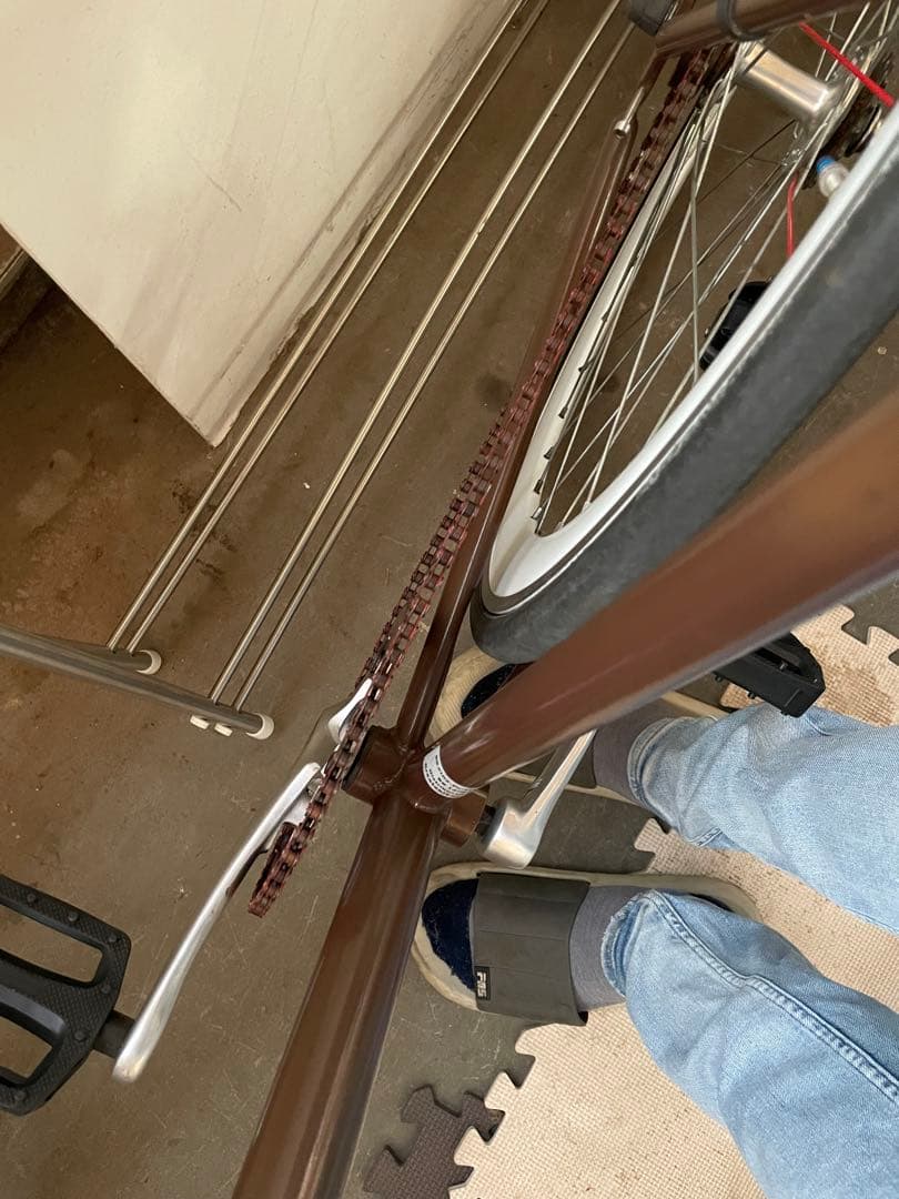 CREATE クロスバイク ブラウン/ホワイト