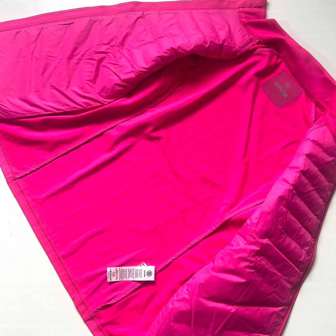 G/FORE ジーフォア　ハイブリッド　中綿　ダウンジャケット　切替　ピンク　S