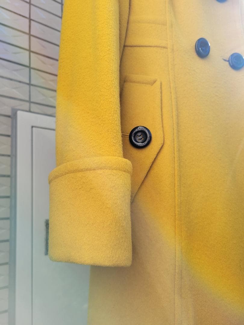 BLUE LABEL CRESTBRIDGE ウールコートイエロー38