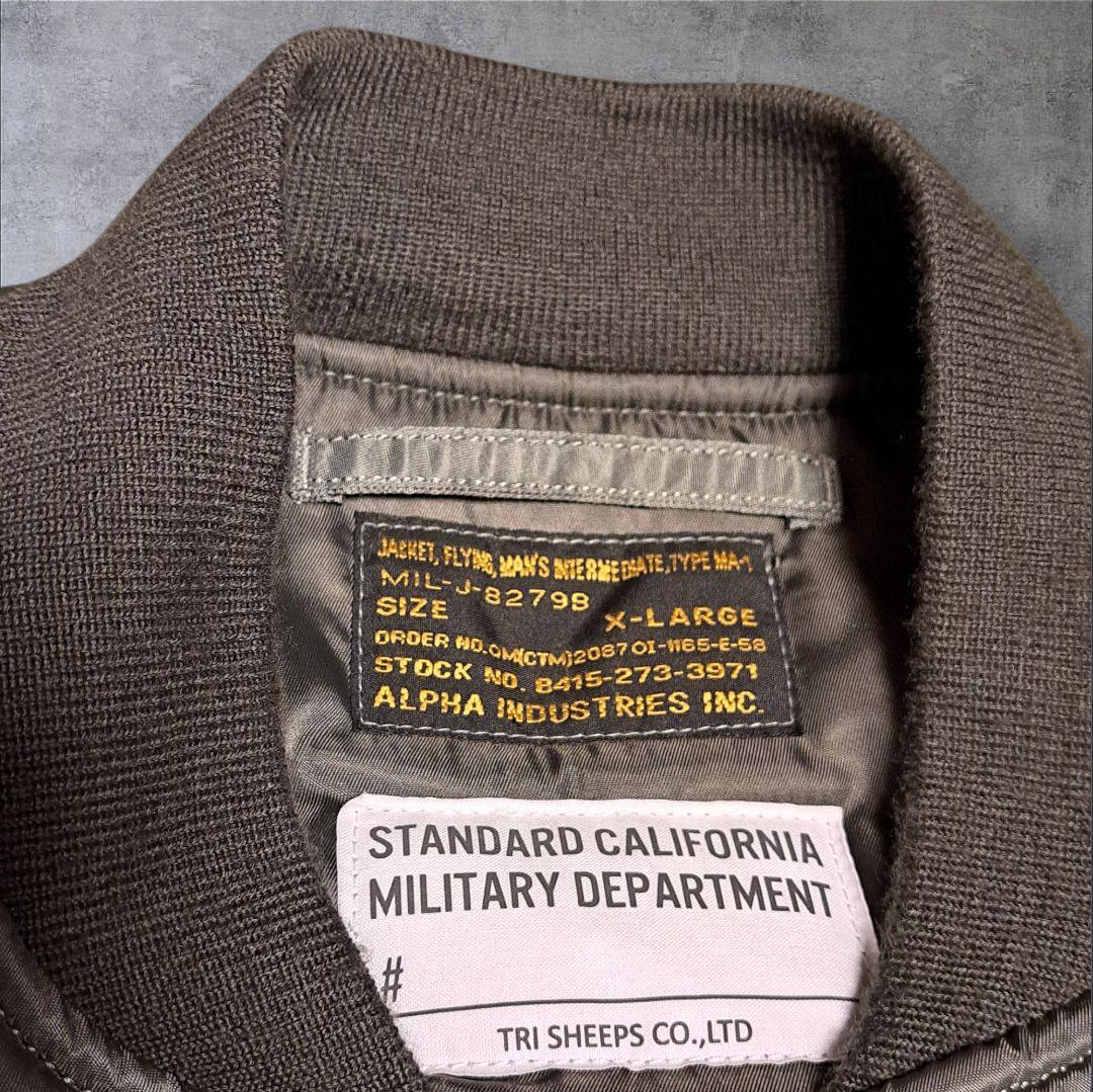 MA-1 キムタク着用 XL STANDARD CALIFORNIA×ALPHA