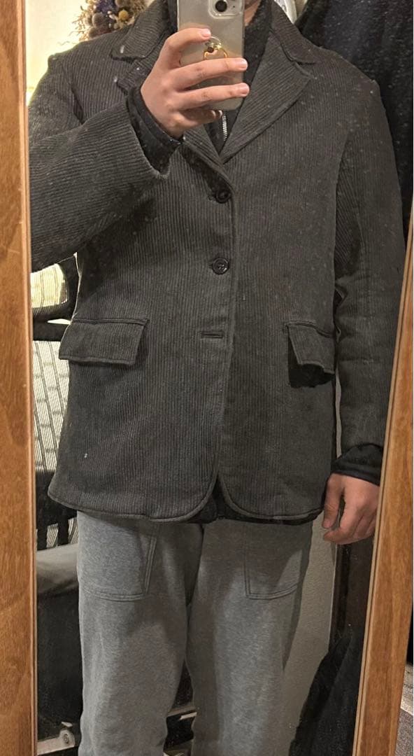 40年代 フランス製 コットンピケ テイラードジャケット